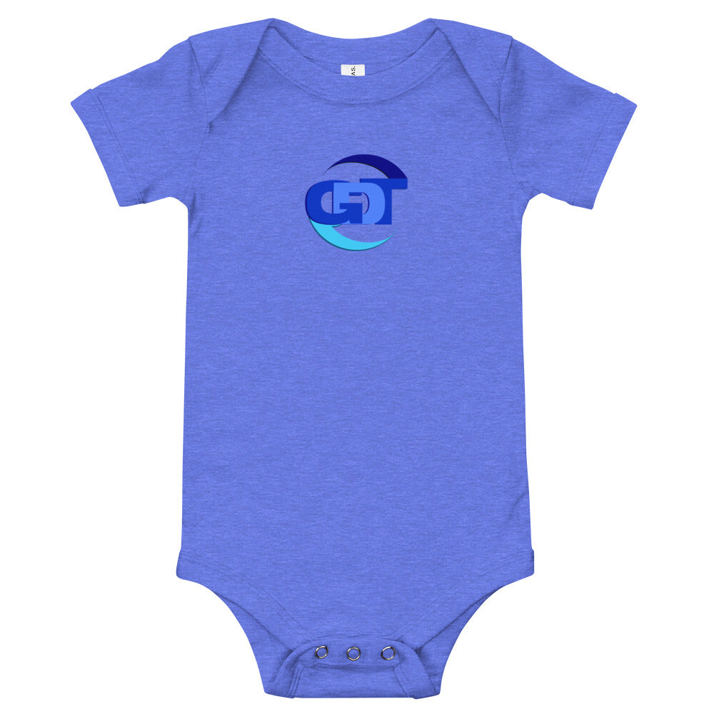 Baby short sleeve one piece GDT Logo